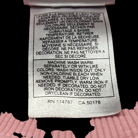 Vintage Disney Store Pink Tinker Bell Sweatshirt like new collectible - Picture 5 of 7